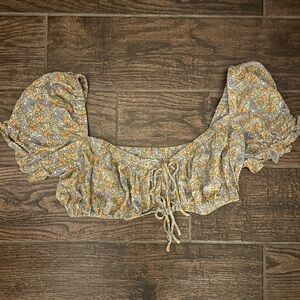 Urban Outfitters Floral Crop Top